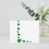 Carte Postale Frontière shamrock (Debout devant)