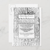 Carte Postale Frontispiece à un compte du parlement (Devant / Derrière)