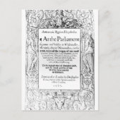 Carte Postale Frontispiece à un compte du parlement (Devant)