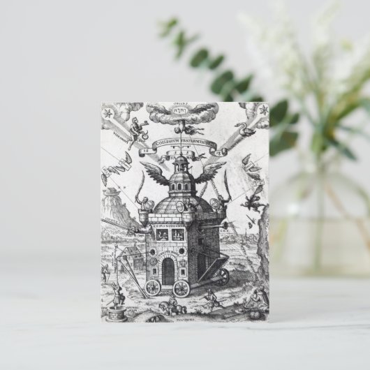 Carte Postale Frontispiece 'Collegium Fama Fraternitatis' (Debout devant)