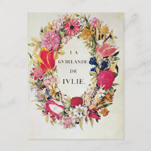 Carte Postale Frontispiece de 'La Guirlande de Julie', c.1642