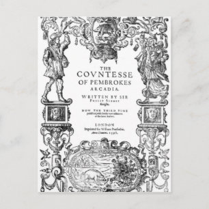 Carte Postale Frontispiece 'La comtesse de Pembroke's