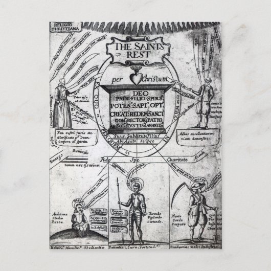 Carte Postale Frontispiece, 'Les Saints, un repos éternel' (Devant)