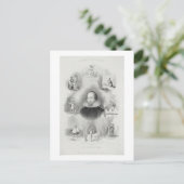 Carte Postale Frontispiece pour les "Histoires", de "Le Comple" (Debout devant)
