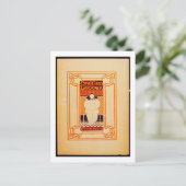 Carte Postale Frontispiece pour 'One Red Letter' (litho couleur) (Debout devant)