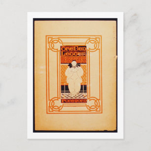 Carte Postale Frontispiece pour 'One Red Letter' (litho couleur)