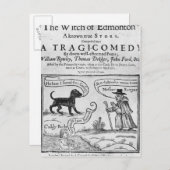 Carte Postale Frontispiece "The Witch of Edmonton (Devant / Derrière)