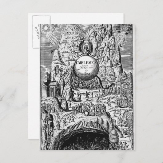 Carte Postale Frontispiece to George Wither's Emblems, 1635 (Devant / Derrière)