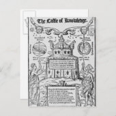 Carte Postale Frontispiece to 'Le Château de la Connaissance' (Devant / Derrière)