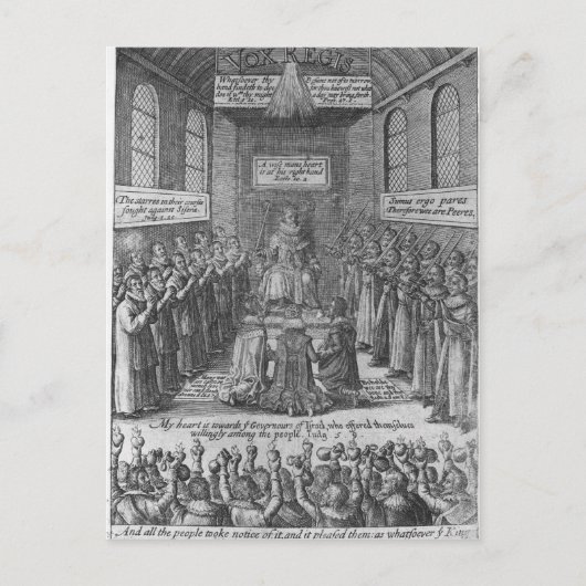 Carte Postale Frontispiece to 'Vox Regis' de Thomas Scott (Devant)