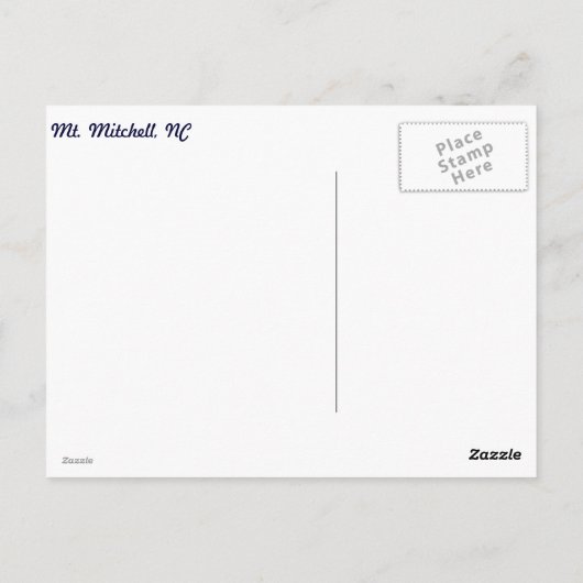 Carte Postale Frost d'hiver (Dos)