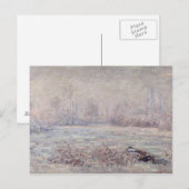 Carte Postale Frost près de Vetheuil, 1880 (Devant / Derrière)