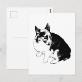 Carte Postale Frostmail Bonjour (Devant / Derrière)