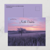 Carte Postale Frosty Erlenbusch Sunrise North Dakota (Devant / Derrière)