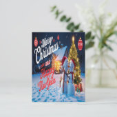 Carte Postale Frosty Friends : Snowman et la danse de l'arbre de (Debout devant)