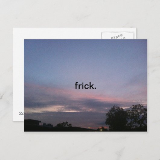 Carte Postale frotter (Devant / Derrière)