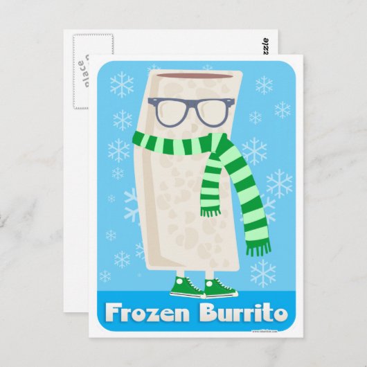 Carte Postale Frozen Burrito (Devant / Derrière)