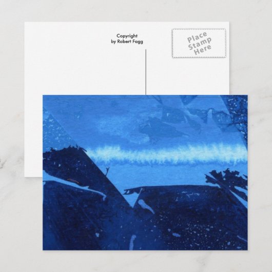 Carte postale "Frozen Ridge #2" (Devant / Derrière)