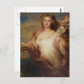 Carte Postale Frubling de Franz Xaver Winterhalter (Devant / Derrière)