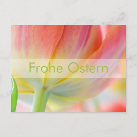 Carte Postale Fruehling ・ Oster-Postkarte (Devant)