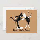 Carte Postale Frug de chats riches (Devant / Derrière)