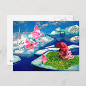 Carte Postale Frühling am Nordpol (Devant / Derrière)