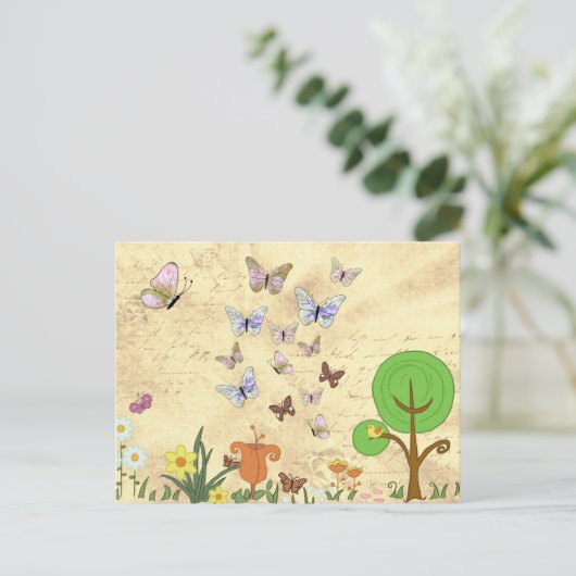 Carte Postale Frühlingsbild (Debout devant)