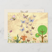 Carte Postale Frühlingsbild (Devant / Derrière)