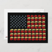 Carte postale Fruit American Flag (Devant / Derrière)