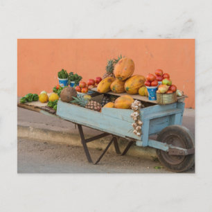 Carte Postale Fruit and vegetable cart, Cuba