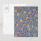 Carte Postale Fruit bleu ou grenade (Devant / Derrière)