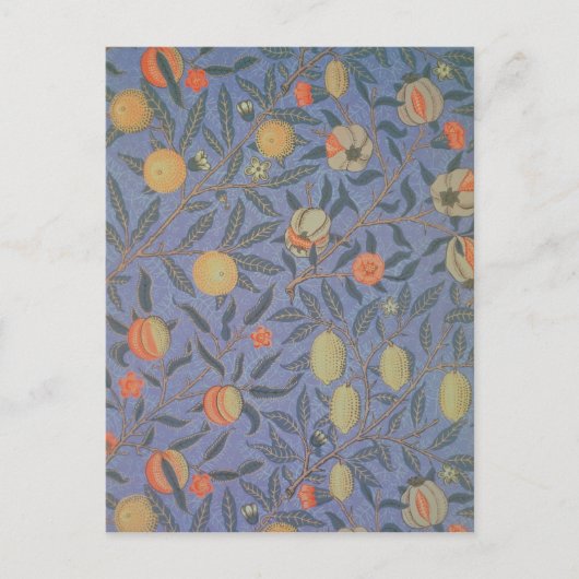 Carte Postale Fruit bleu ou grenade (Devant)