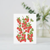 Carte Postale Fruit de framboise (Debout devant)