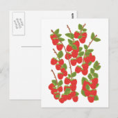 Carte Postale Fruit de framboise (Devant / Derrière)