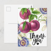 Carte Postale Fruit de la passion Merci (Devant / Derrière)