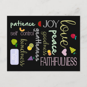 Carte Postale fruit de l'esprit