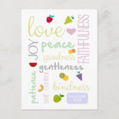 Carte Postale fruit de l'esprit (Devant)