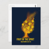 Carte Postale Fruit de l'Esprit - Galates 5:22-23 (Devant / Derrière)