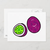 Carte Postale fruit de passion (Devant / Derrière)
