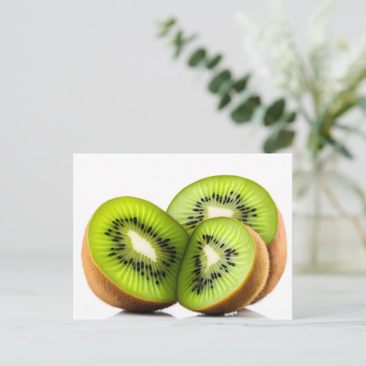Carte Postale Fruit kiwi vert (Debout devant)