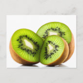 Carte Postale Fruit kiwi vert (Devant)