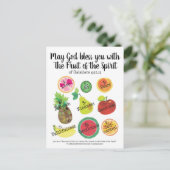 Carte postale Fruit of the Spirit (Debout devant)