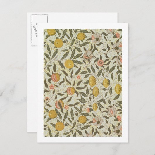 Carte Postale Fruit ou grenate de pomes (Devant / Derrière)