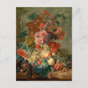 Carte Postale Fruit Piece - Jan van Huysum (1722)
