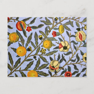 Carte Postale Fruit, un motif William Morris,