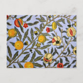 Carte Postale Fruit, un motif William Morris, (Devant)
