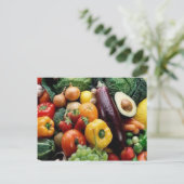 CARTE POSTALE FRUIT & VEGETABLES (Debout devant)