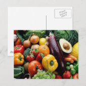 CARTE POSTALE FRUIT & VEGETABLES (Devant / Derrière)