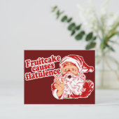 Carte Postale Fruitcake cause la flatulence (Debout devant)