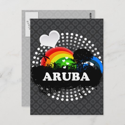 Carte Postale Fruité fine Aruba (Devant / Derrière)